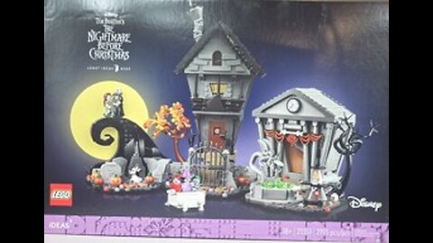 Unboxing & Building Lego 21351 Tim Burton's The Nightmare Before Christmas