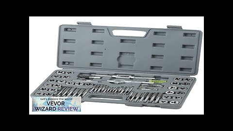 VEVOR Tap and Die Set 60-Piece Metric and SAE Standard Bearing Steel Review