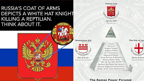 Russia Tartaria Jesus Christ: White Hat Knight Killing Reptilian