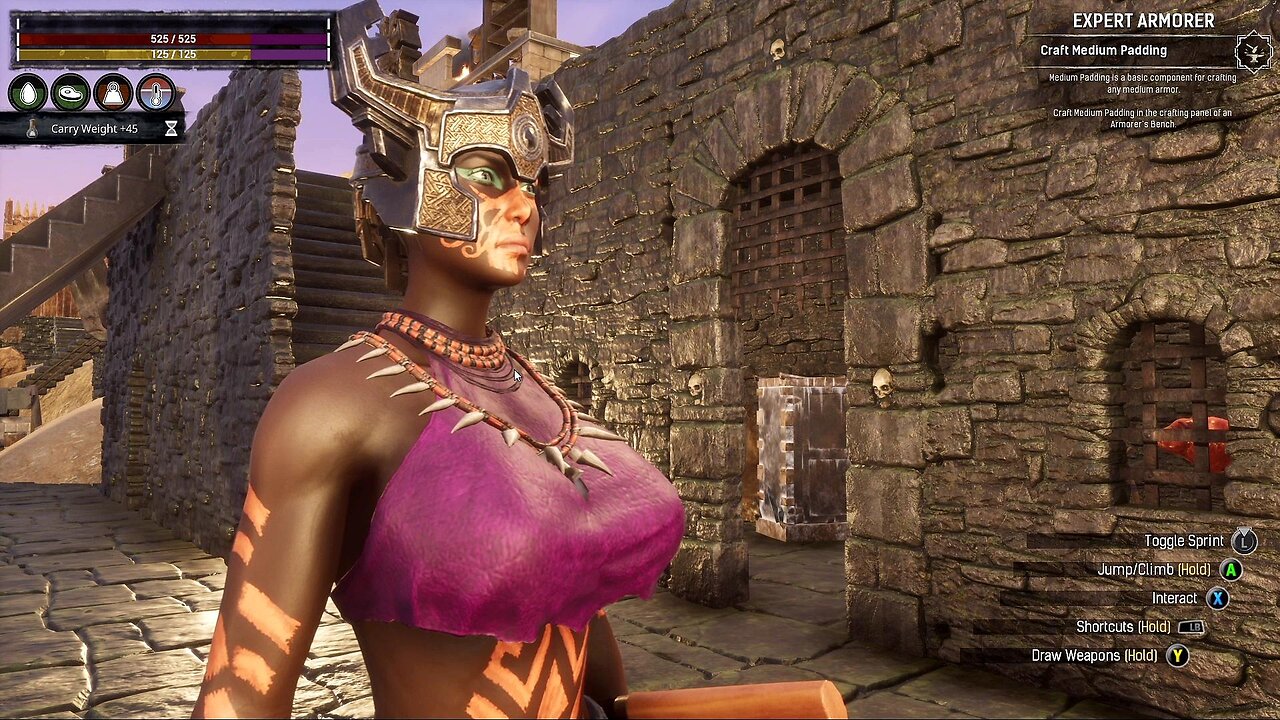 Conan Exiles Rhino hunt Busty boobs