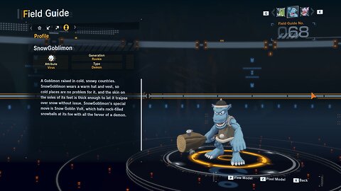 snowgoblimon all digivolution/de-digivolution/profile Digimon Story Time Stranger