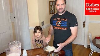 Vice President-Elect JD Vance—Alongside His Daughter—Shares Biscuit-Making Technique For Christmas