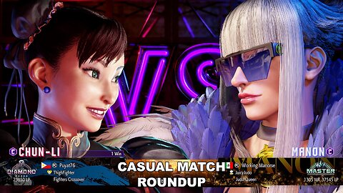 Kuya Kalbo SF6 Casual Match Roundup. Chun Li 4 star Diamond Rank [Hori Fight Stick]