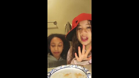 me and my sister doing a ASMR