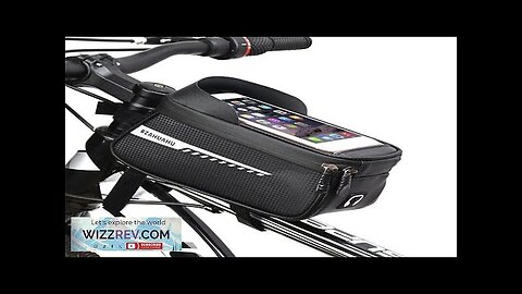 6.5 inches Bike Frame Riding Bag Reflective Phone Case Touch Screen Phone Review