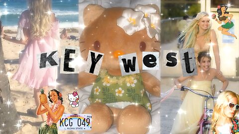 ✩‧₊ key west kitten 🌴🥥 coconut beach bunni ✩‧₊✩‧୨୧