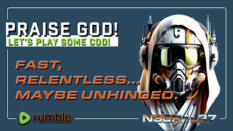 Praise God! Turns out, only slightly unhinged.