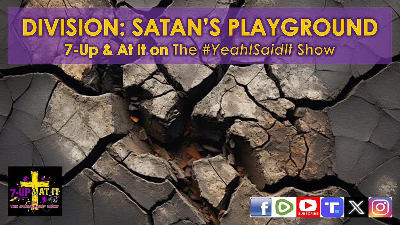 WORD OF THE DAY: LUKE 11:17 - DIVISION: SATAN'S PLAYGROUND