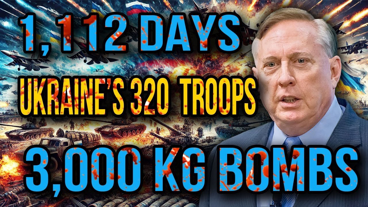 Douglas Macgregor: 3,000 kg Bombs Rain Down – Ukraine’s Army Shattered in Kursk & Sumy!