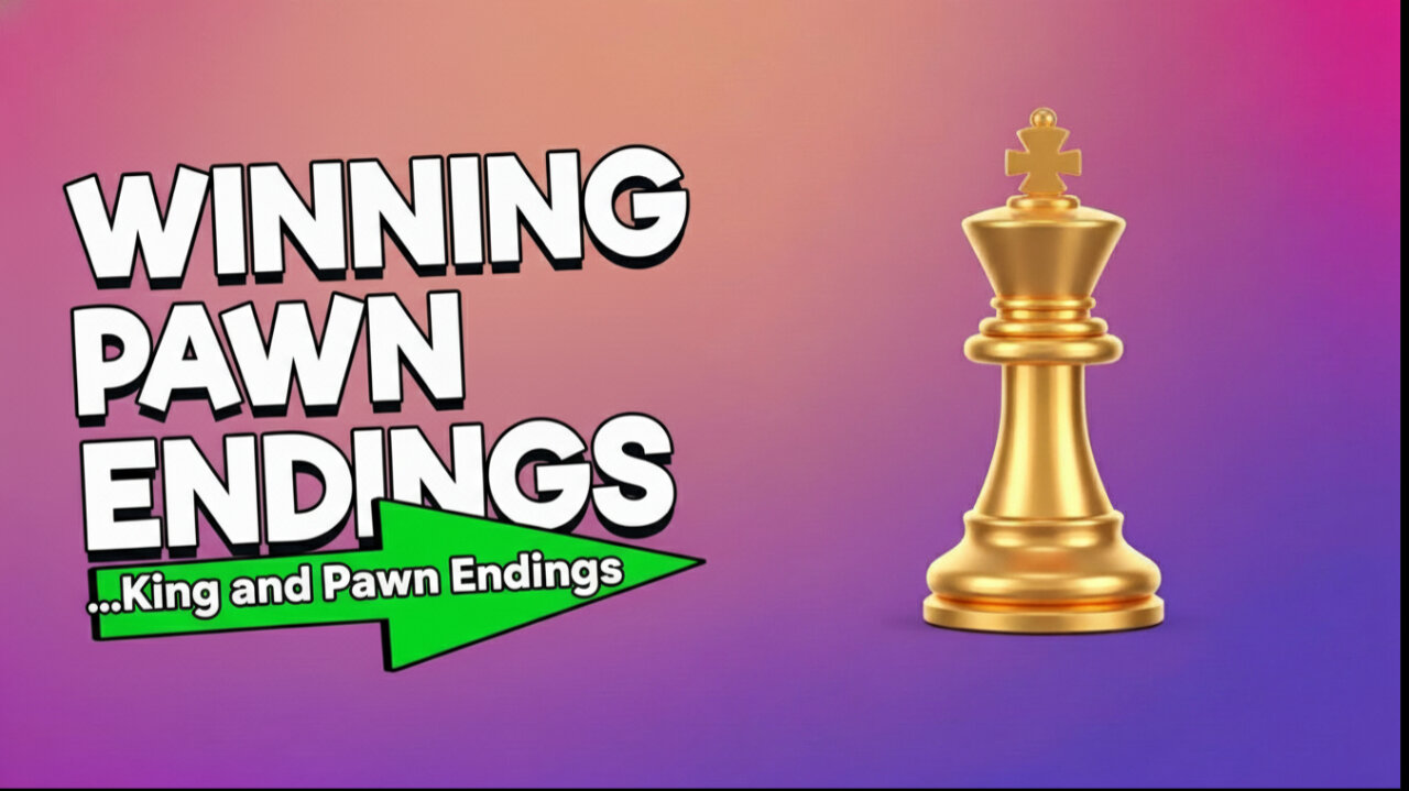 Pawn Endings: When to Exchange Into a Winning King & Pawn Endgame ♟️