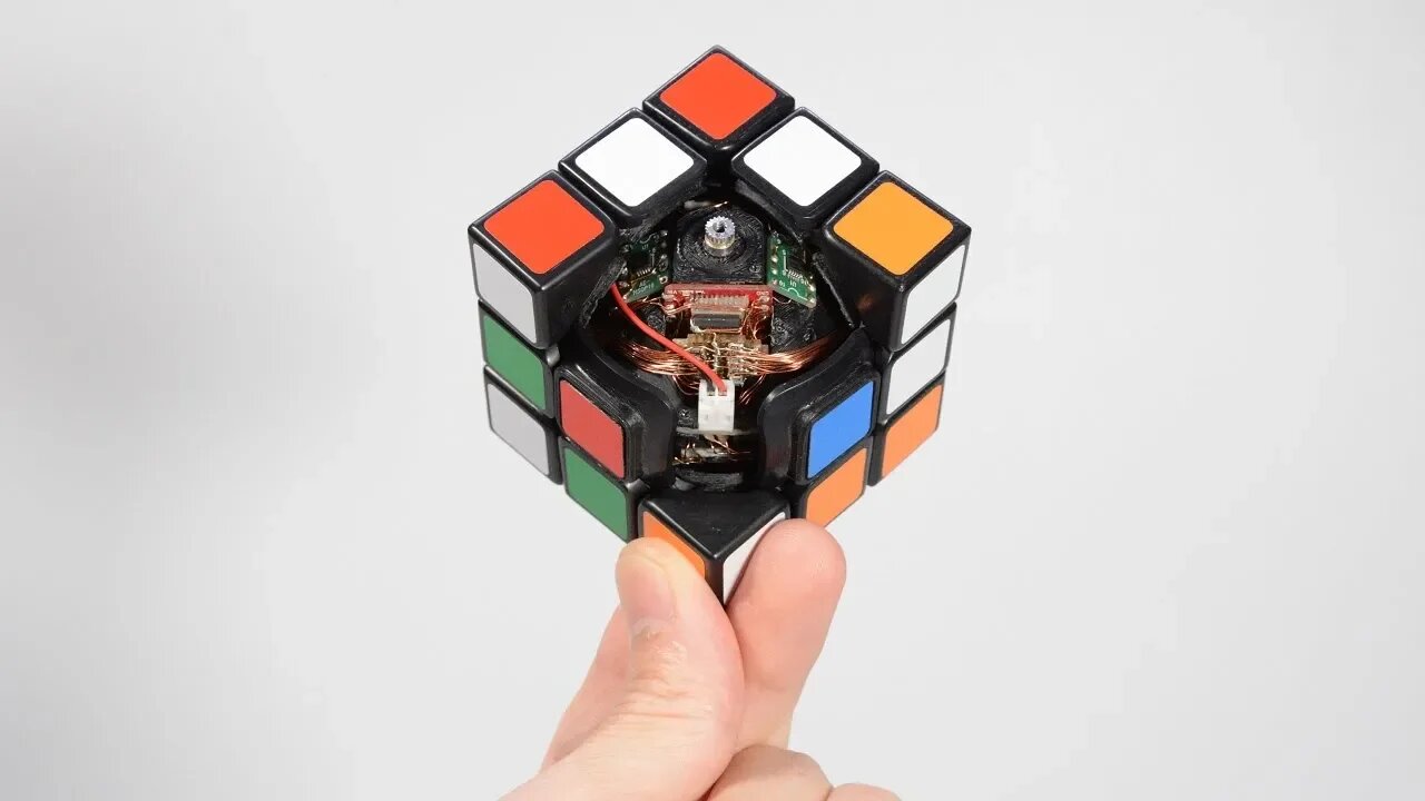 Self Solving Rubik's Cube PSN Experiment