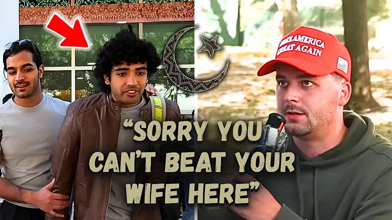 Muslim Seemingly Has To Get HELD Back After Losing Debate…