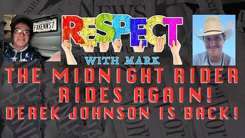 RESPECT With Mark: Derek Johnson, 8pm EDT
