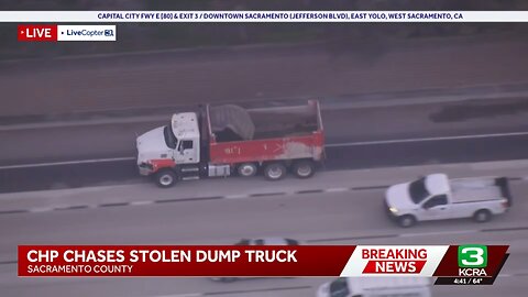 BREAKING! Dump Truck STOLEN! Live Police Chase! join up