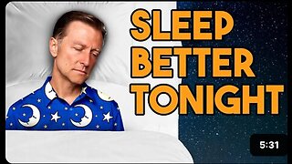 Why You Can't SLEEP! Simple Fix