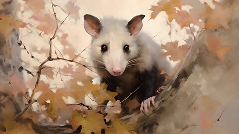 130 Artistic AI Opossums