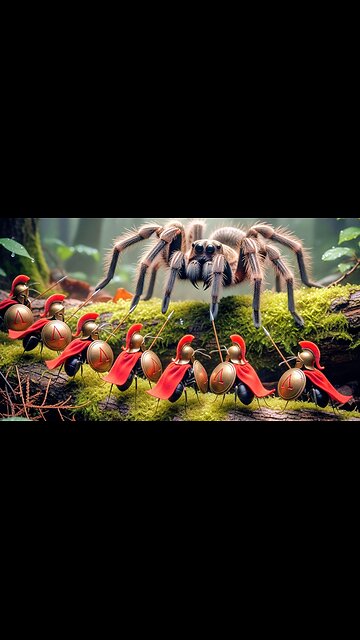 Spartants 🛡️🐜🪖 Vs Tarantula