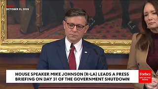 'We've Got To Get Congress Working Again': Johnson Calls For Congress To Return To Regular Order
