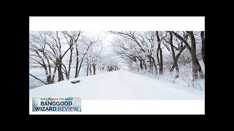 5x7FT Vinyl Winter Snow Road River Side Photography Backdrop Background Studio Prop Review