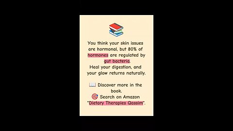 Hormonal Skin Issues? 🌿 Heal Your Gut, Transform Your Skin | Dietary Therapies Qassim