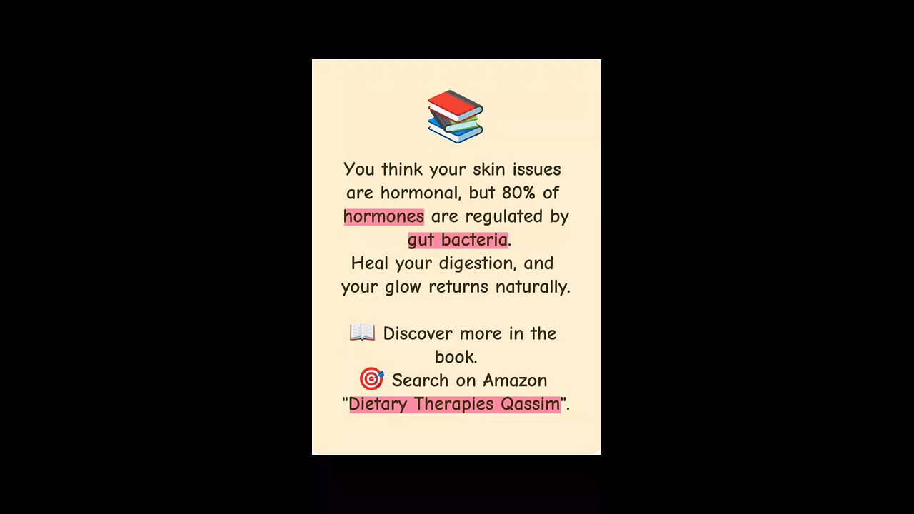 Hormonal Skin Issues? 🌿 Heal Your Gut, Transform Your Skin | Dietary Therapies Qassim