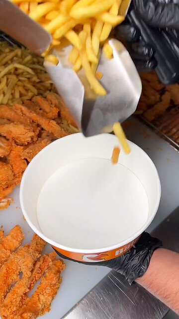 Follow for more ASMR videos🌮🍟 Credits: @chickenbalalm #mukbang #asmr #fastfood #asmreating