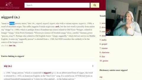 What if they were actually referring to us as niggards not niggers?