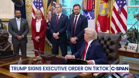 Trump Signs TikTok Takeover Executive Order, As Netanyahu Strategizes With Influencers