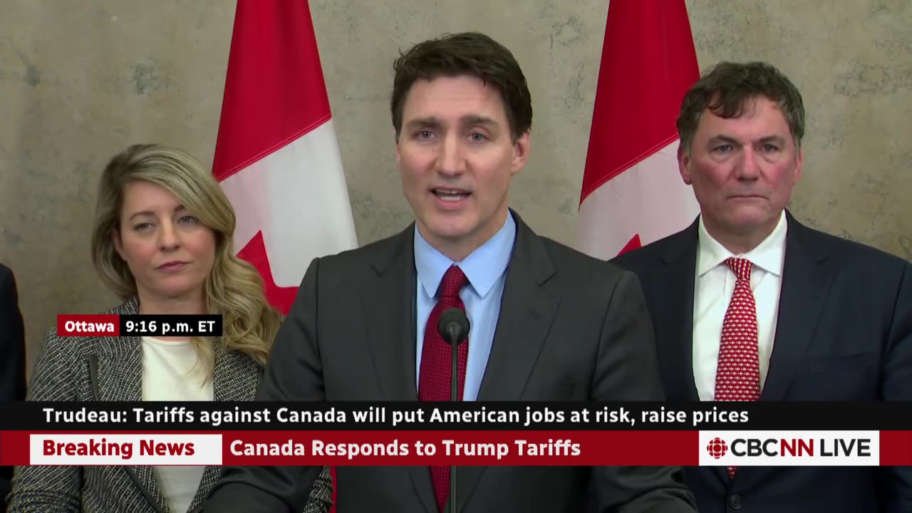 BREAKING NEWS: Canada will retaliate with 25% tariffs on $155B of U.S. goods! - 2/1/25