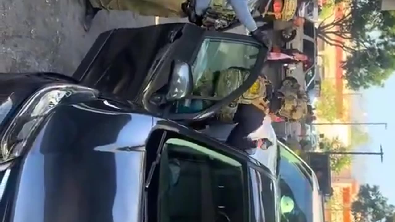 ICE detain father in unmarked white van