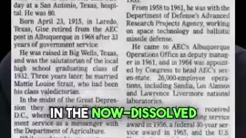 JEFF BEZOS' GRANDFATHER HELPED FOUND DARPA & MORE