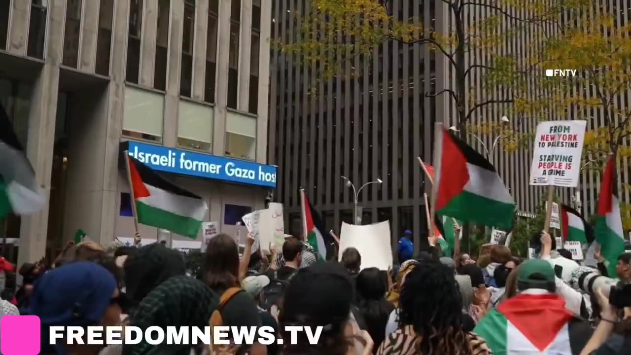 Muslim terrorist in NYC wearing a Hamas headband: "Long live October 7th."