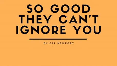 So good they can’t ignore you - full audiobook