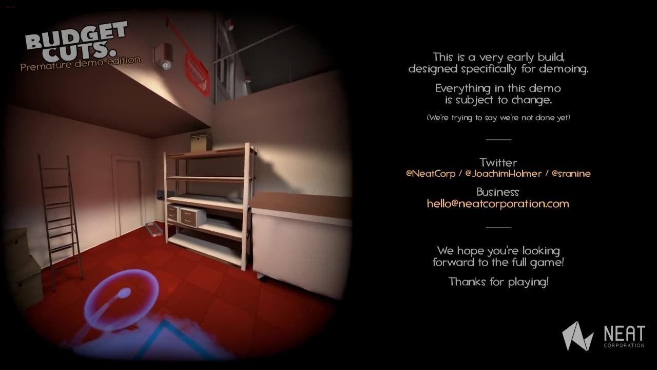 PCVR Longplay 007 Budget Cuts Demo