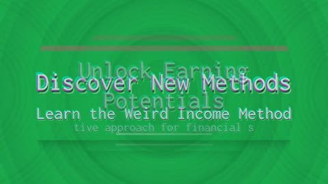 Webinar - Easy Automated Income System - Weird Income Method Web Class