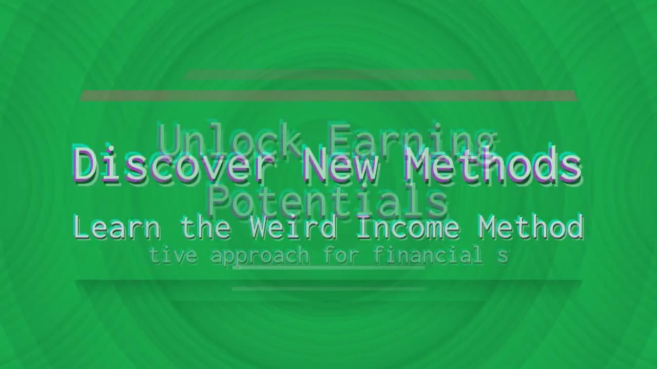 Webinar - Easy Automated Income System - Weird Income Method Web Class