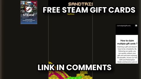 New legit method to get FREE steam gift cards New FREE gift cards method 2025