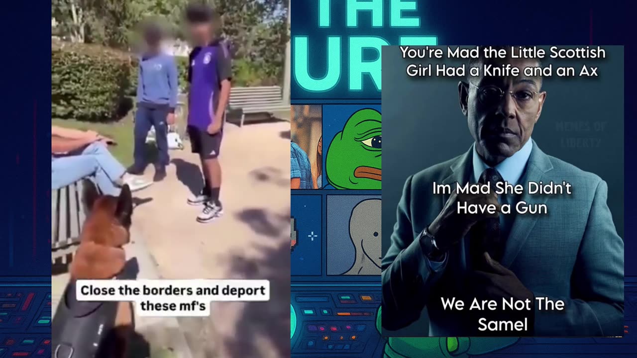Man & Dog Defend Woman 🇫🇷 | Stand Up for France, Stand Up for the West