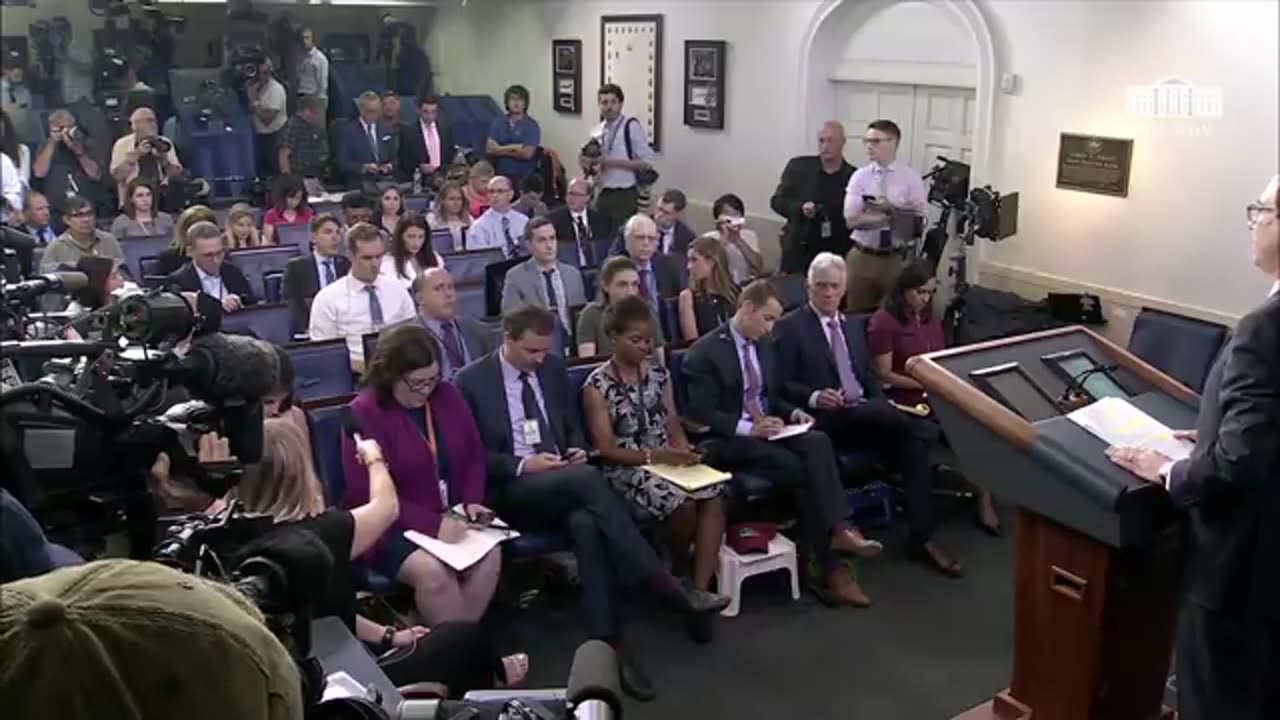 Archived ✅ | Trump - Treasury Secretary Mnuchin Briefs Reporters