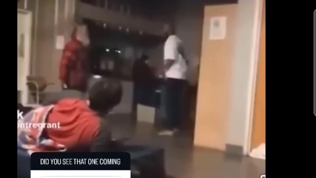 Younger ⚫️ guy hits and tries to intimidate an old man and quickly regrets it.
