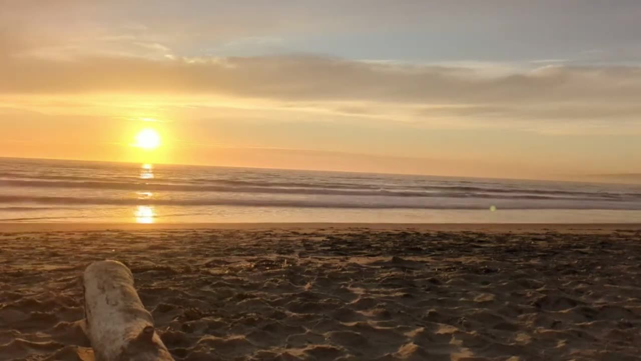 Gray to Gold Sunset