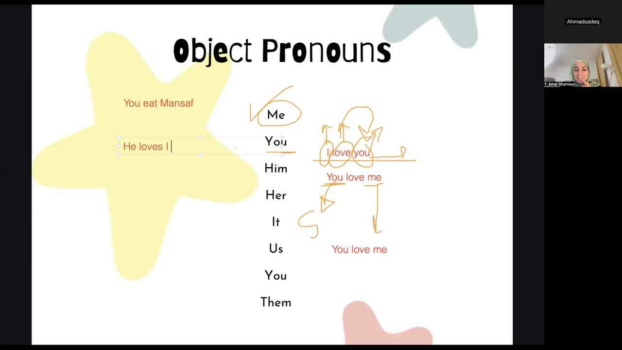 S+O Pronouns Class (4)Part 2