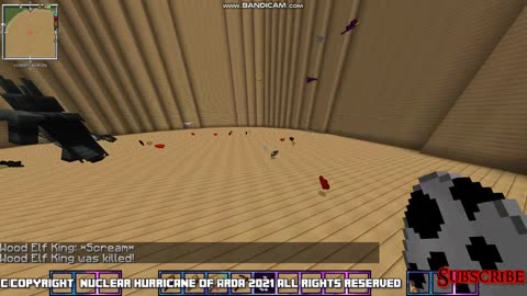 Minecraft mob battle sauron vs demon angel