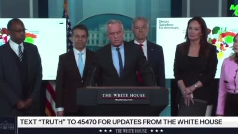 MAHA RFK WH press conference excerpt