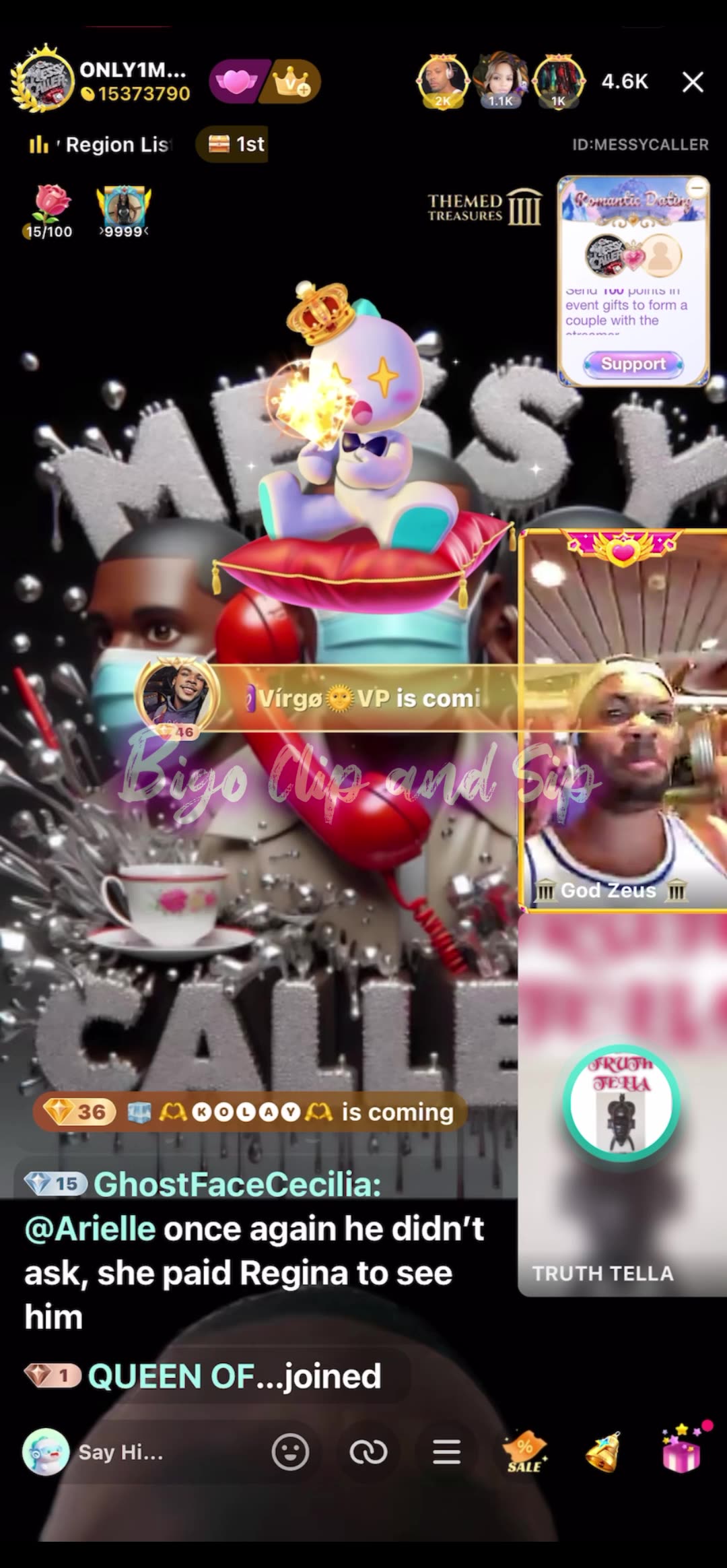 Truth Tella defends his stance on apologizing to the brother 10/16/25 #bigoclipandsip