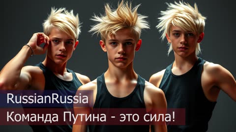 Путин - тебе доверяет вся Россия, команда Путина - эти сила!