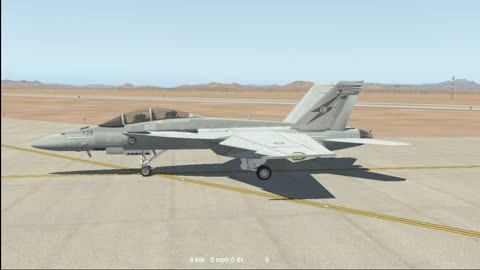 the Colimata Boeing F-18F Supa Hornet on KIWA - Xplane 11 - Ubuntu Gaming -