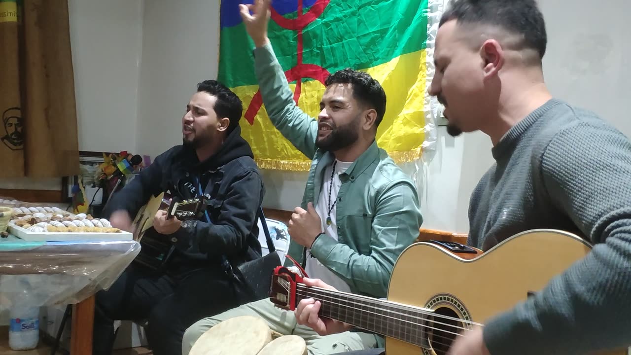 احتفال بالسنة الامازيغية الجديدة 2976 جمعية ماسينيسا طنجة وصلة غنائية من الجنوب الشرقي