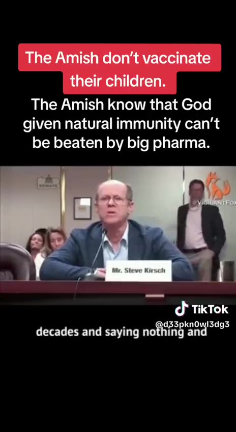 Amish are NOT vaxxed and FAR healthier