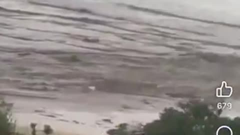 Shocking footage of cars swept into the ocean as flash flooding hit The Great Ocean Rd
